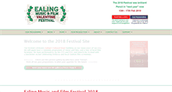 Desktop Screenshot of ealingmusicandfilmfestival.org